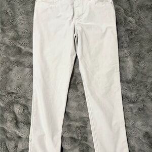 Lululemon ABC Classic Fit 5 Pocket Pants 35x32 Bone Stretch LM5AQJS